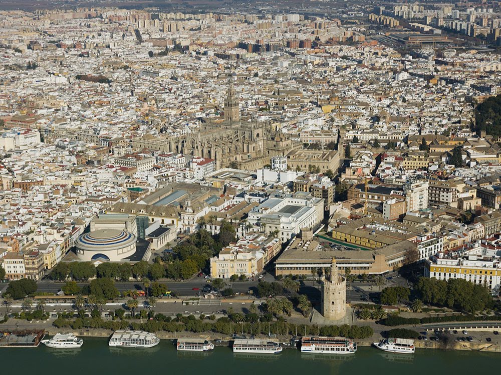 Vista panorámica de Sevilla